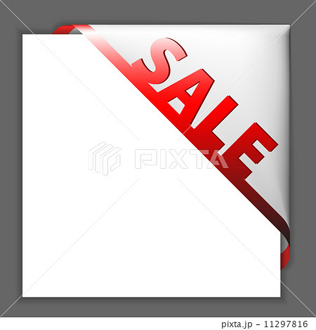 Corner ribbon for items with sale 11297816