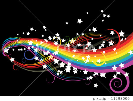 Abstract rainbow curves with stars 11298006