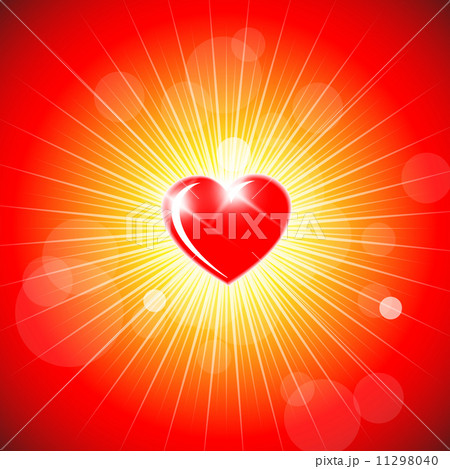Background with red heart 11298040