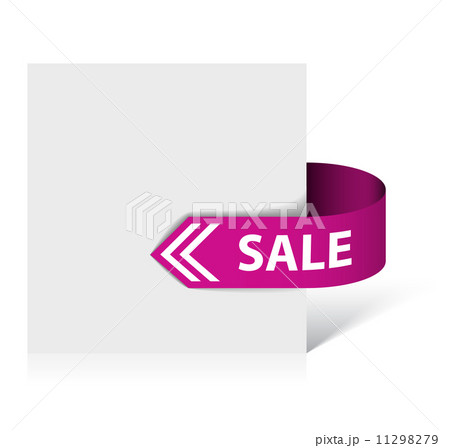 Sale purple ribbon - arrow Sale purple ribbon - arrow 11298279