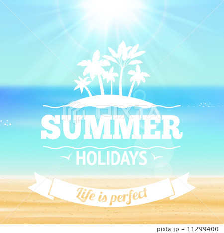 Summer holidays poster 11299400