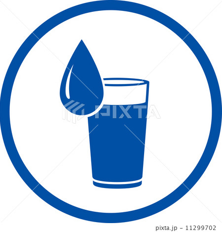 drop and water glass icon 11299702