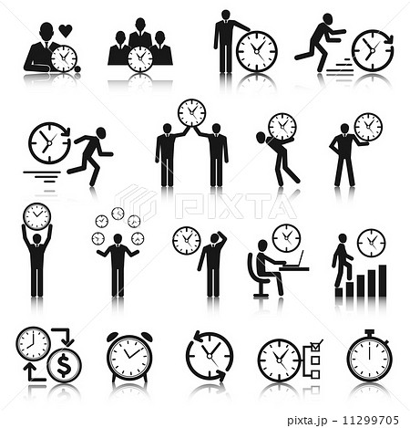 Time Management Icons Set 11299705