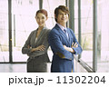 Young Business Partners in Urban Setting 11302204