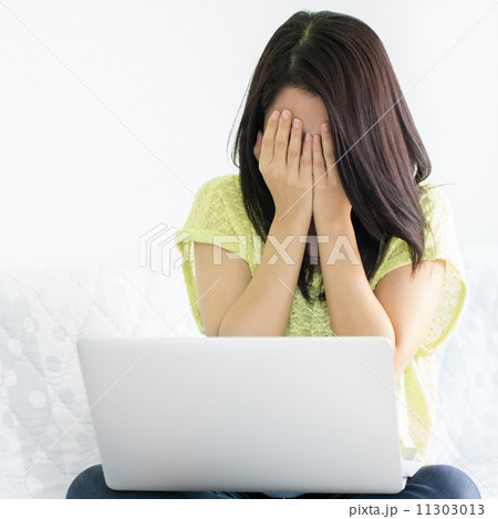 Woman Using Laptop Woman Using Laptop 11303013