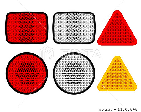 safety reflectors red white orange 11303848