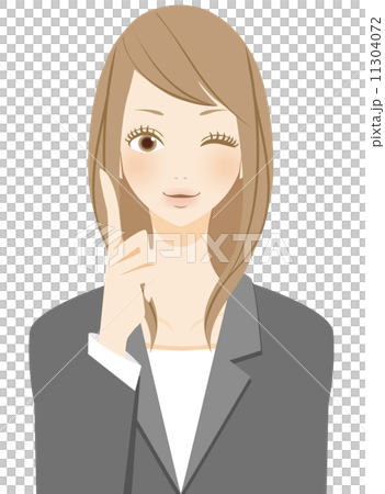 A business woman pointing to a point A business woman pointing to a point 11304072
