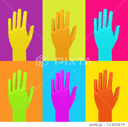 the colorful hands the colorful hands 11305674