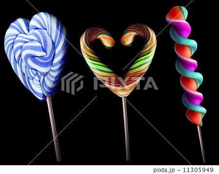 Bright colorful lollipop set Bright colorful lollipop set 11305949