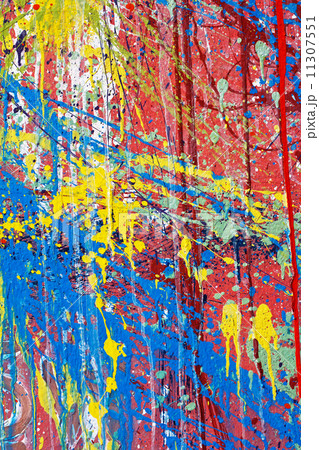 Splash color on wall texture. 11307551