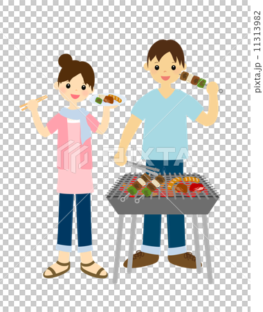 BBQ at a couple BBQ at a couple 11313982