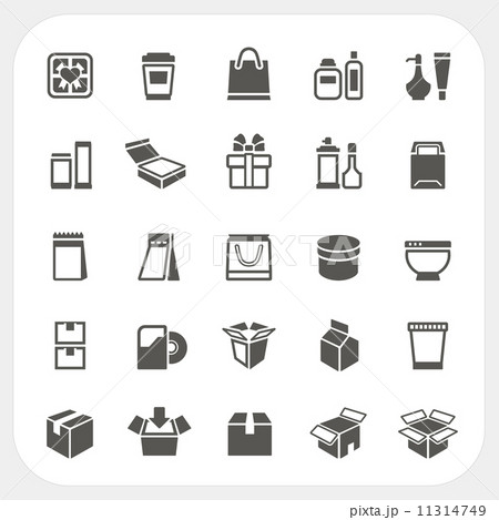 Packaging icons set Packaging icons set 11314749