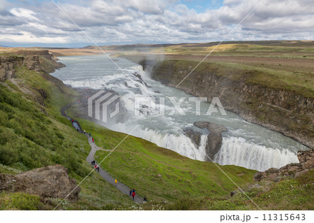 Waterfall Gullfoss, Iceland 11315643