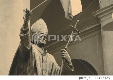 statue of Pope John Paul II statue of Pope John Paul II 11317425