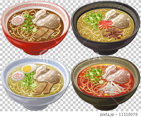 ラーメンのイラスト素材