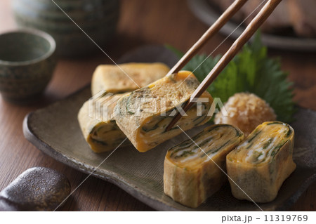 三つ葉の卵焼き 11319769