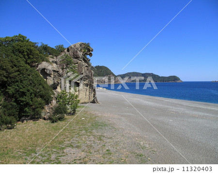 和歌山　獅子岩と七里御浜 11320403
