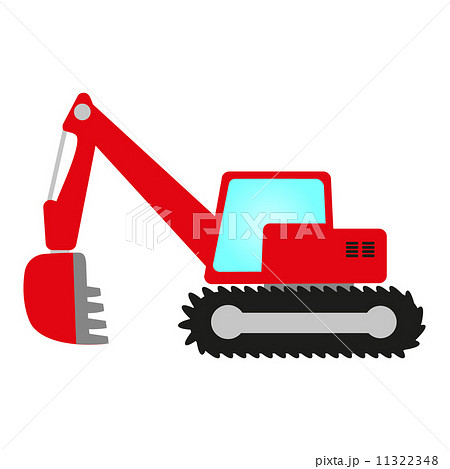 red excavator red excavator 11322348
