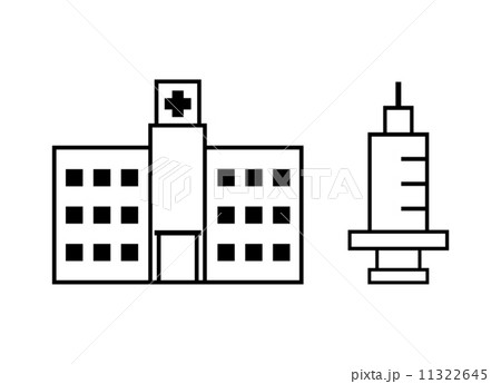 医科大学のイラスト素材