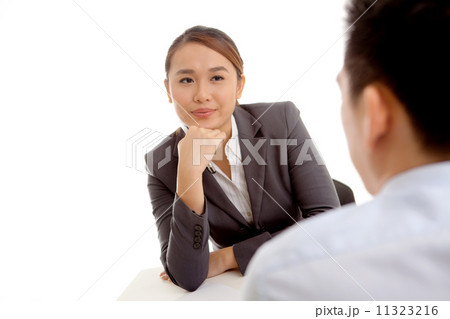 Businesswoman in Discussion Businesswoman in Discussion 11323216