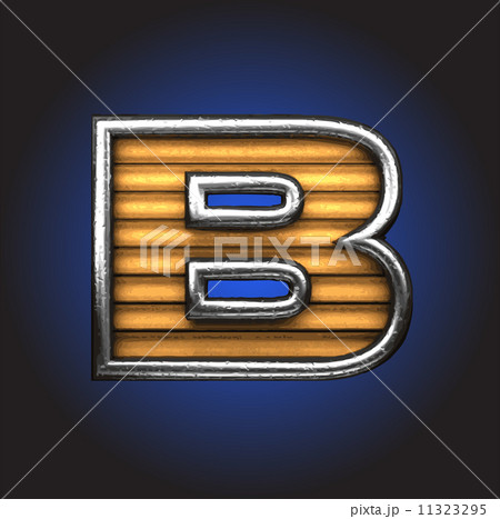 Yellow letter with metal 11323295
