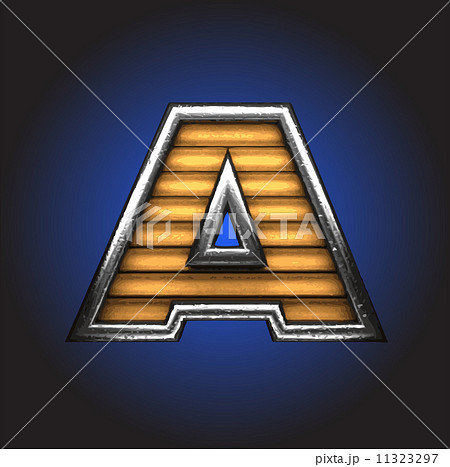Yellow letter with metal Yellow letter with metal 11323297