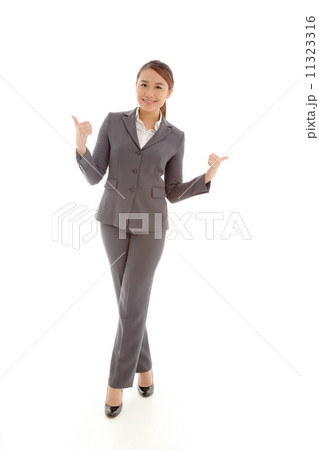 Businesswoman Thumbs Up 11323316