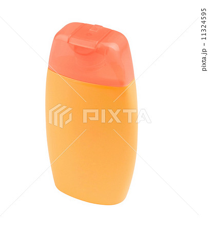 yellow sunblock bottle with blank label yellow sunblock bottle with blank label 11324595
