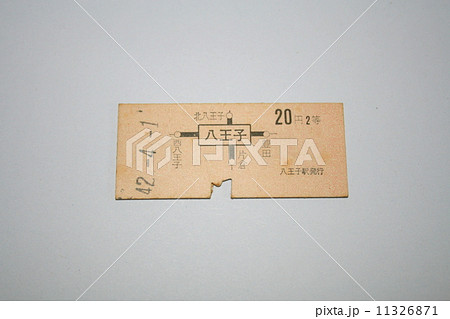 中央線の硬券切符 中央線の硬券切符 11326871