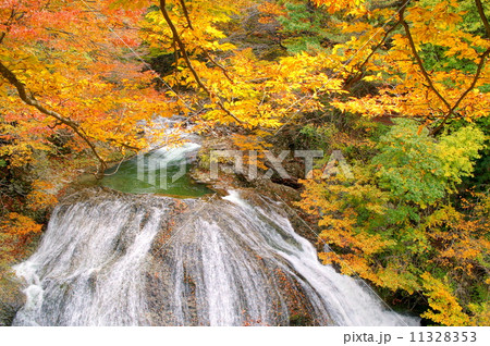 秋の関山大滝（山形県東根市） 11328353