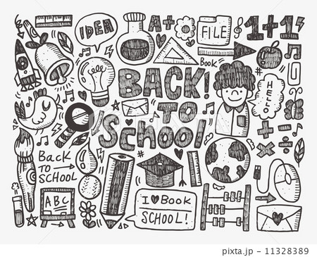 doodle back to school background 11328389