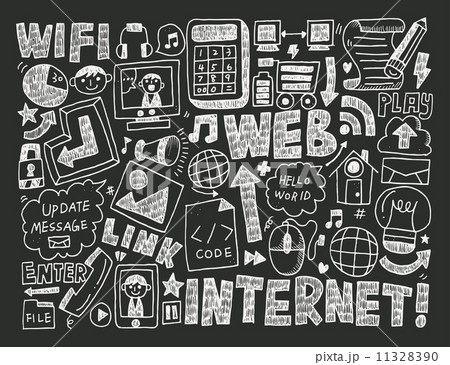 doodle internet web background 11328390