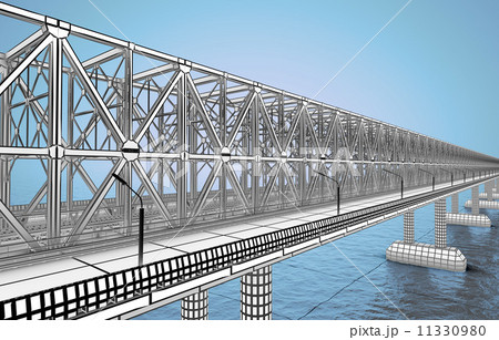 sketch bridge over the Ocean  11330980