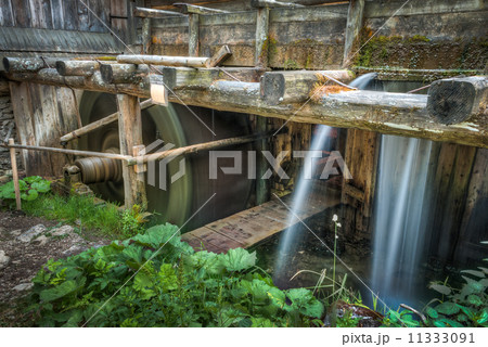 wooden mill outside 11333091