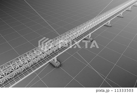 sketch bridge over the Ocean 11333503