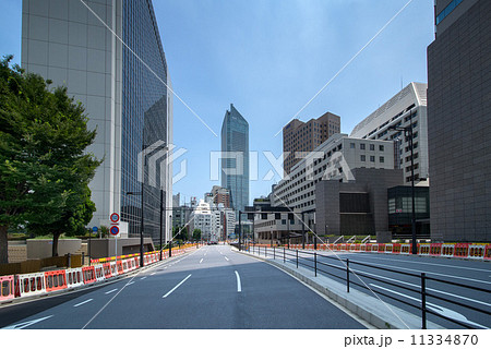 東京都市計画道路幹線街路環状第2号線の写真素材