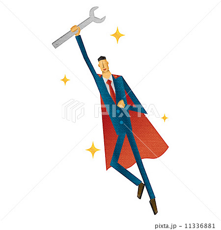 ビジネスマン スパナ レンチ 工事 ビジネスマン スパナ レンチ 工事 11336881