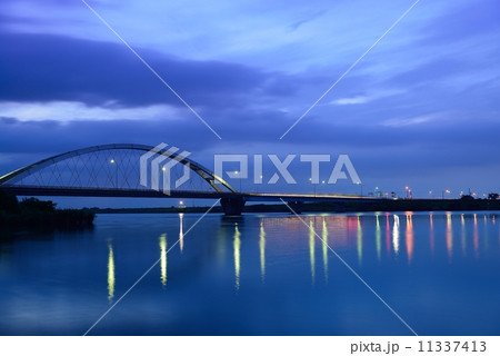長良川(早朝) 長良川(早朝) 11337413