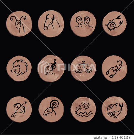 Horoscope. Zodiac set. Horoscope. Zodiac set. 11340138