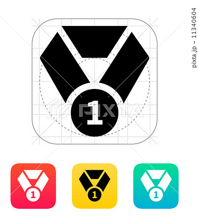 Medal icon. Medal icon. 11340604