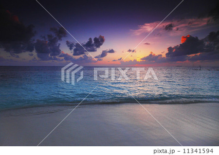Sunset on beach Sunset on beach 11341594