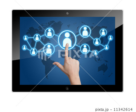 Tablet social media icon Tablet social media icon 11342614