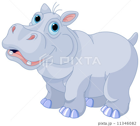 Mischievous hippo 11346082