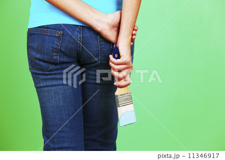 woman paint on wall woman paint on wall 11346917