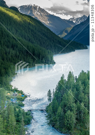 Kucherla lake on Altai. Russia 11348306