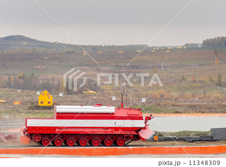 Direct fire suppression vehicle MPT-521 moves 11348309