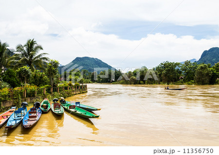 the beautiful landscape of vang vieng,laos 11356750