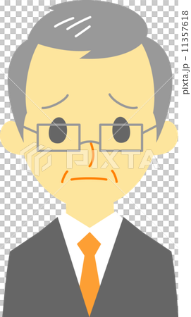 穿西裝的男人困惑 11357618