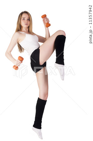 fitness woman working out fitness woman working out 11357942