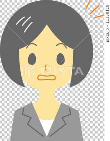 スーツの女性　驚いている 11359119